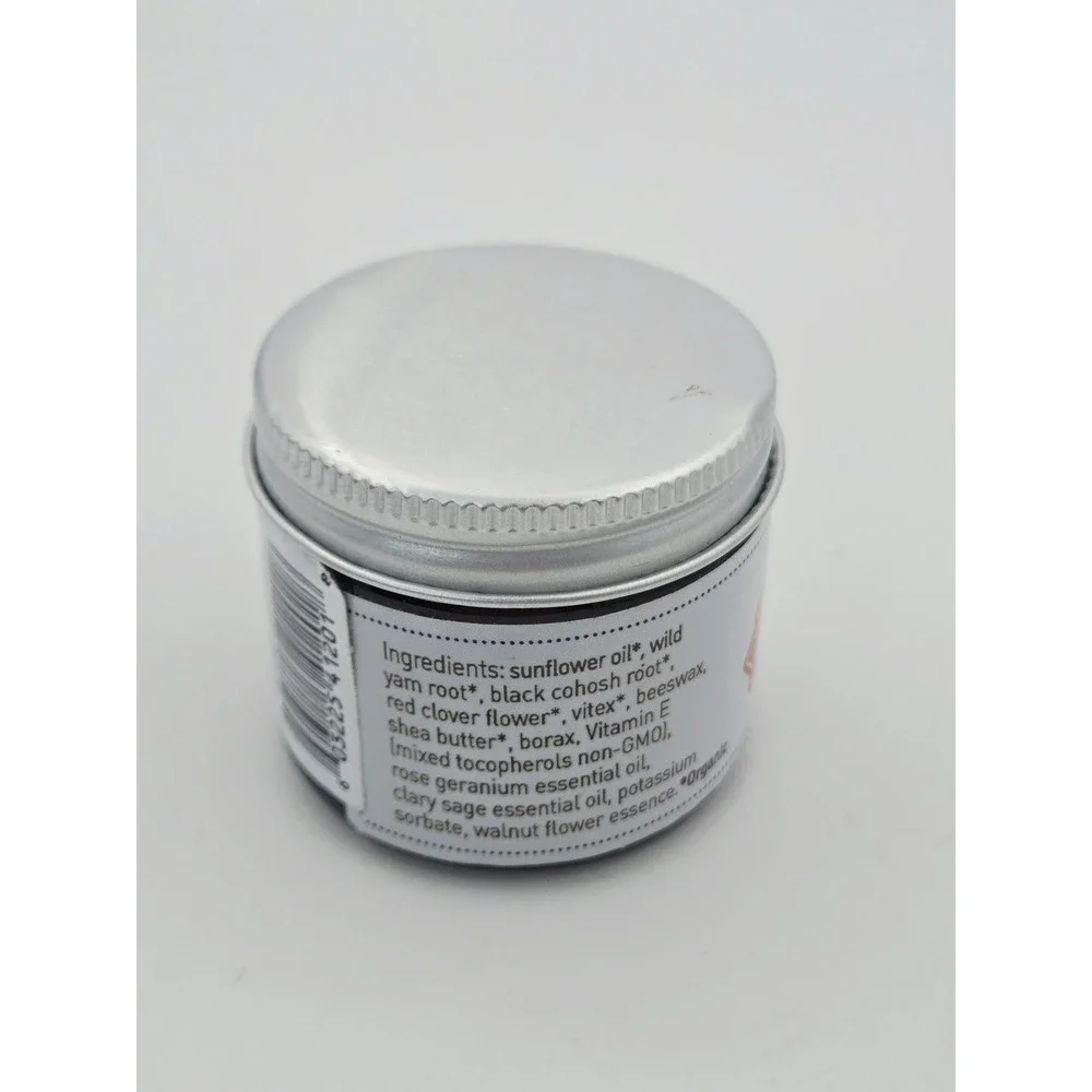 Four Elements Herbals Wild Yam Balancing Cream 2 fl oz Organic Made in USA READ